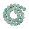 Natural Amazonite Carved Beads Strands G-B134-A01-01-3