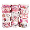 20pcs 5 Styles Scrapbooking Stickers DIY-TAC0029-03D-1