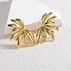 304 Stainless Steel Stud Earrings for Women EJEW-M095-03G-4