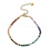Chakra Natural Mixed Gemstone Chips Beaded Bracelets for Women BJEW-JB11631-01-2