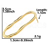 Classic Vintage Oval 304 Stainless Steel Stud Earrings for Women GS5707-2-1