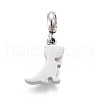 Non-Tarnish 304 Stainless Steel Pendants STAS-F259-022P-2