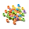 UV Plating Opaque Acrylic Beads SACR-Z007-01Q-1