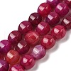 Dyed Natural Agate Beads Strands G-H087-E01-01B-2