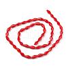 Opaque Glass Beads Strands GLAA-P001-03B-01-3