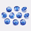 Faceted Glass Rhinestone Charms RGLA-F051-10mm-206-1