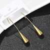 304 Stainless Steel Dangle Earrings EJEW-S253-08G-1