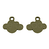 Tibetan Style Alloy Cloud Pendants TIBEP-5210-AB-FF-1