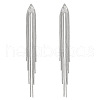 Alloy Tassel Stud Earrings FS-WGEF59C-02-1
