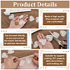 Fingerinspire 7.5 Yards Polyester Lace Trim DIY-FG0006-84B-4