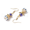 Angel Handmade Glass Seed Beads Dangle Earrings for Women EJEW-MZ00395-01-4