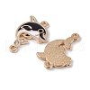 Alloy Enamel Connector Charms ENAM-I054-02D-2