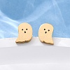 304 Stainless Steel Stud Earrings X-EJEW-P126-22-4
