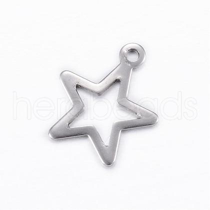 304 Stainless Steel Charms STAS-D445-078-1