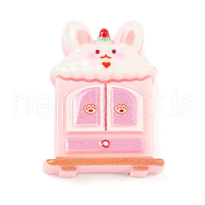 Bedroom Theme Opaque Resin Animal Furniture Decoden Cabochons RESI-M042-02A-1
