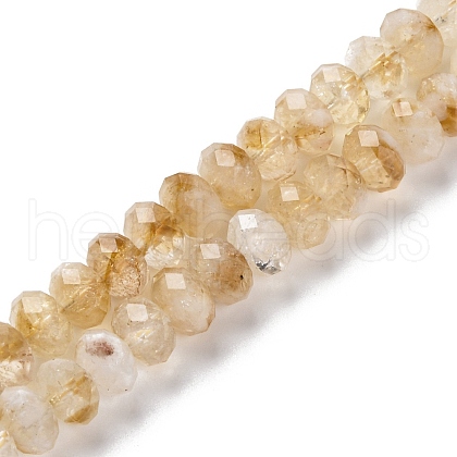 Natural Citrine Beads Strands G-K380-A40-04-1