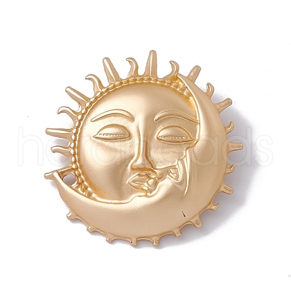 Alloy Moon and Sun Lapel Pin JEWB-C016-04MG-1