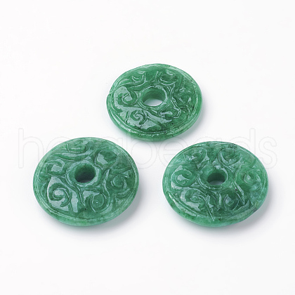 Natural Myanmar Jade/Burmese Jade Pendants G-E418-18-1