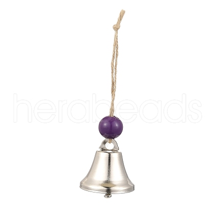 Iron Bell Hanging Ornaments HJEW-JM02461-1