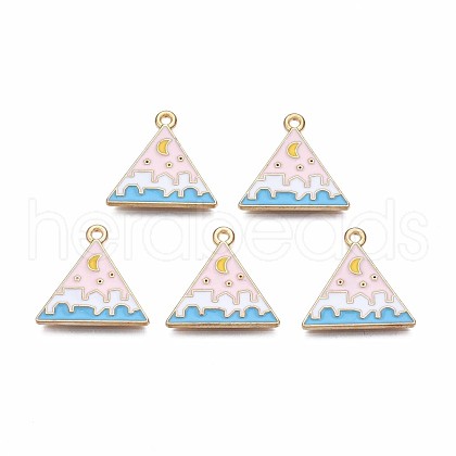 Alloy Enamel Pendants ENAM-S121-170B-RS-1