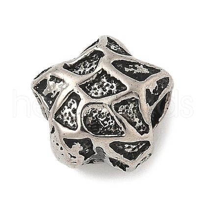 304 Stainless Steel European Beads STAS-S183-13AS-B-1