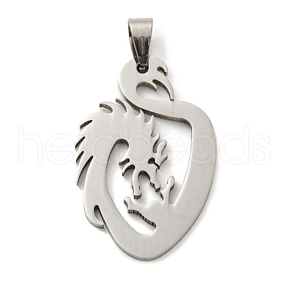Non-Tarnish 304 Stainless Steel Pendants STAS-M329-09P-1