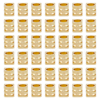 GOMAKERER 100Pcs Rack Plating Brass Beads KK-GO0001-63-1