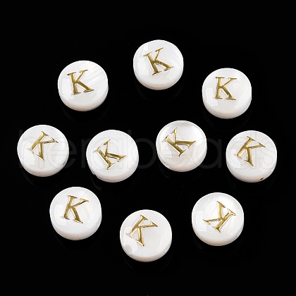 Natural Freshwater Shell Beads SHEL-N036-01K-1