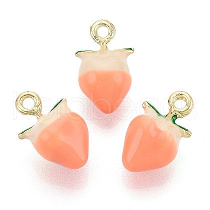 Alloy Enamel Pendants PALLOY-T090-49-1
