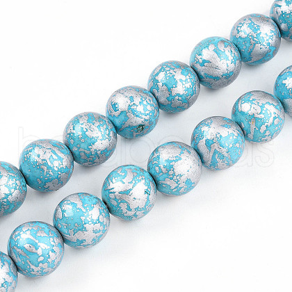 Synthetic Turquoise Beads Strands TURQ-T004-08A-09-1
