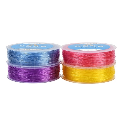 Korean Round Crystal Elastic Stretch Thread EW-Z002-01-0.8mm-1