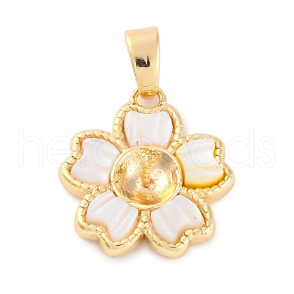 Brass Pendant Bails KK-A232-04G-1