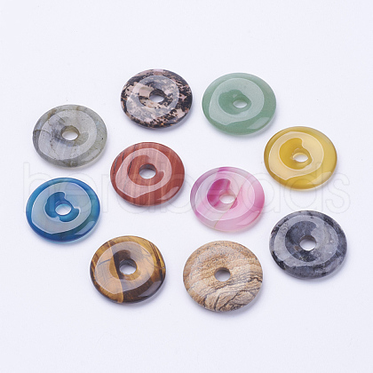 Natural Gemstone Pendants G-F524-B-1