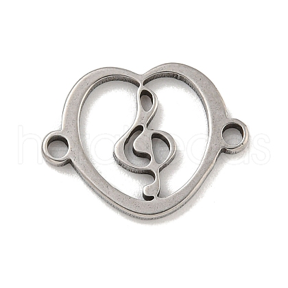 201 Stainless Steel Hollow Connector Charms STAS-S146-01P-1