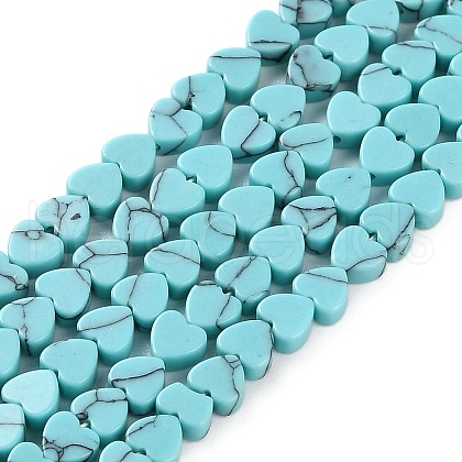 Synthetic Turquoise Beads Strands G-M403-A29-01-1