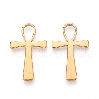 304 Stainless Steel Pendants STAS-T065-13G-1