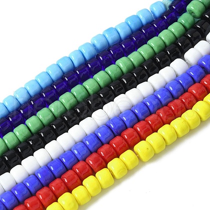 Handmade Lampwork Beads Strands LAMP-I030-02-1
