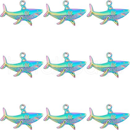 Unicraftale 12Pcs Rack Plating 304 Stainless Steel Pendants STAS-UN0036-36-1