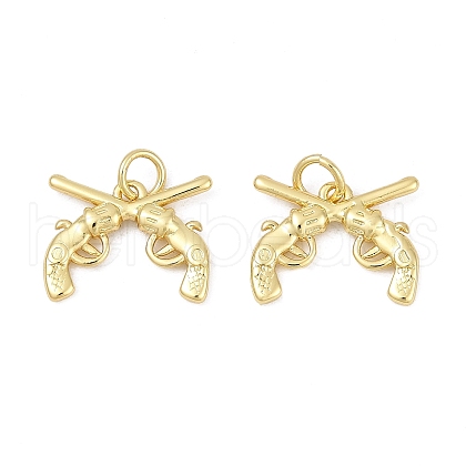 Brass Pendants KK-S527-03G-B-1