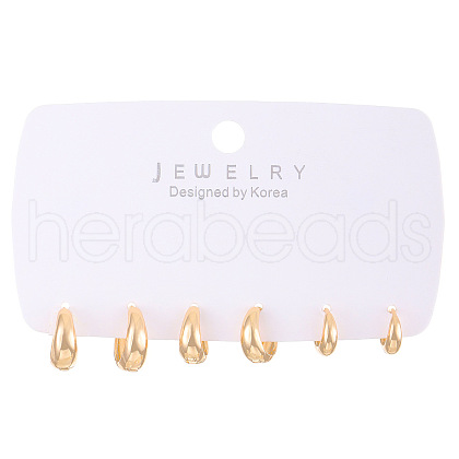 Zinc Alloy Hoop Earrings WG0BC63-02-1