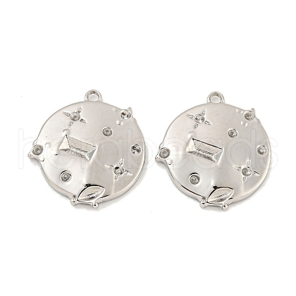 Non-Tarnish 304 Stainless Steel Pendant Rhinestone Settings STAS-P356-12P-1