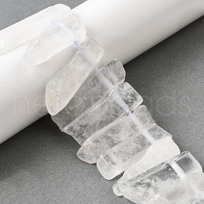 Natural Quartz Crystal Beads Strands G-S386-D01-1