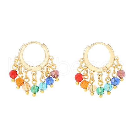 Brass Huggie Hoop Earring EJEW-JE04355-1