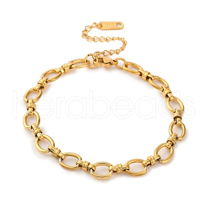 1Pc 304 Stainless Steel Cable Chain Bracelet for Women BJEW-DJ0001-55-1