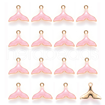 20Pcs Alloy Enamel Pendants ENAM-YW0004-48B-1