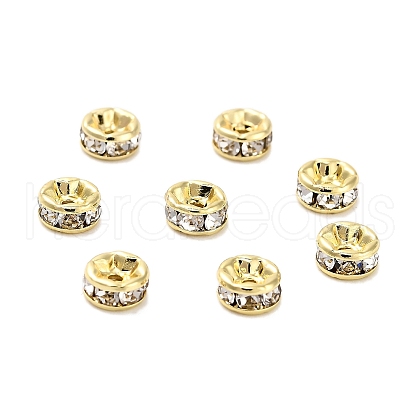 316 Surgical Stainless Steel Rhinestone Spacer Beads STAS-L285-001G-02-1-1