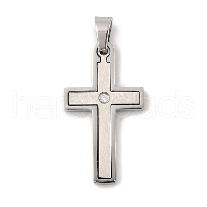 304 Stainless Steel Pendants STAS-G346-07P-1
