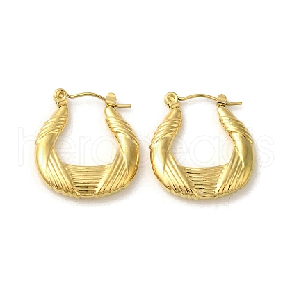 304 Stainless Steel Hoop Earrings for Women EJEW-B054-16G-1