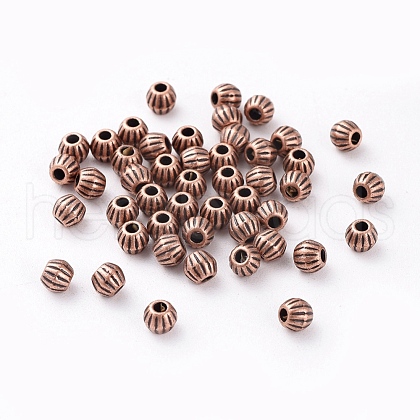 Tibetan Style Spacer Beads RLF0300Y-NF-1