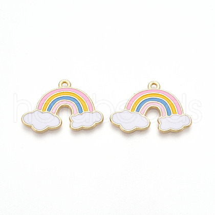 Alloy Enamel Pendants ENAM-S126-086-01-NR-1